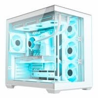 Gabinete Liketec Gamer Atlas, Sky Tower, ATX, Frente em Vidro Temperado, Snow - LC-CB3X3-ATLAS-2117