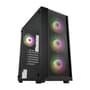 Gabinete Gamer FSP CMT218, Mid Tower, ATX, Lateral em Vidro Temperado, Preto - CMT218B