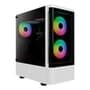 Gabinete Gamer Gamdias Talos E3 CG WH, Mid Tower, ARGB, ATX, Lateral em Vidro Temperado, Branco - TALOS E3 CG WH