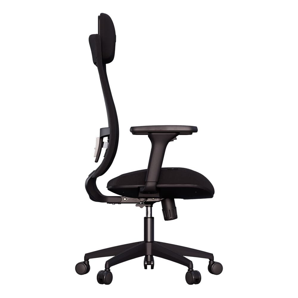 Cadeira Office Elements ROI, Até 120kg, Reclinável, Cilindro Classe 4, Nylon, Preto - 71804 Cadeira Office Elements ROI, Até 120kg, Reclinável, Cilindro Classe 4, Nylon, Preto - 71804