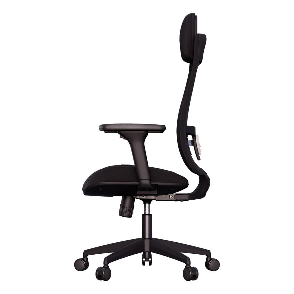 Cadeira Office Elements ROI, Até 120kg, Reclinável, Cilindro Classe 4, Nylon, Preto - 71804 Cadeira Office Elements ROI, Até 120kg, Reclinável, Cilindro Classe 4, Nylon, Preto - 71804
