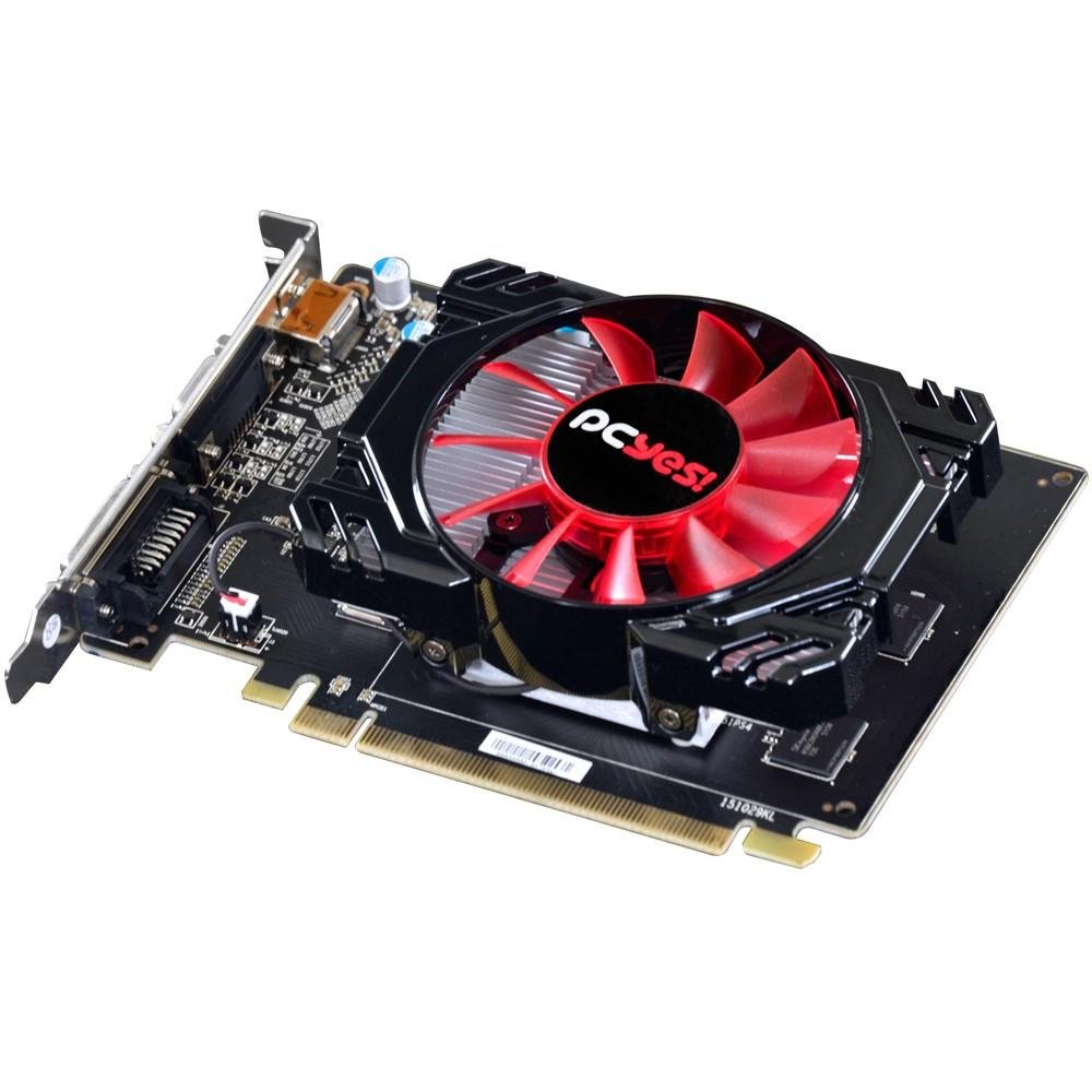 Placa de Vídeo VGA AMD PcYes RADEON HD 7750 2GB GDDR5 128Bits O775PFB25R