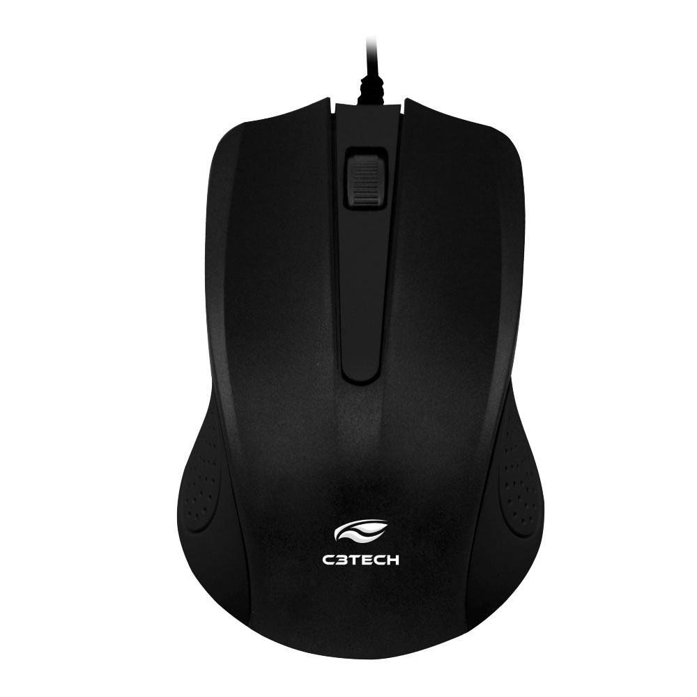 Mouse C3Tech USB Preto - MS-20BK