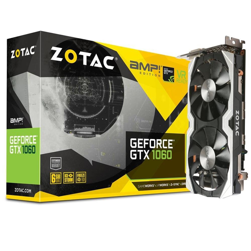 ZOTAC GTX1060 6GB / グラフィックボード Placa de Vídeo Zotac GTX 1060 - ZT-P10600B-10M | KaBuM!