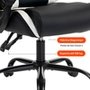 Cadeira Gamer Husky Storm 100, Até 120kg, Almofadas, Reclinável 135º,  PU, Preta E Branca - HCG100PTBR
