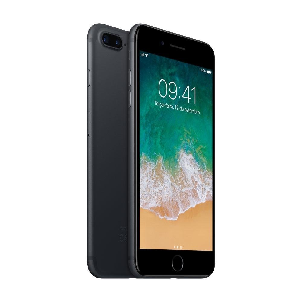iPhone 7 Plus Preto Matte, 32GB - MNQM2 iPhone 7 Plus Preto Matte, 32GB - MNQM2