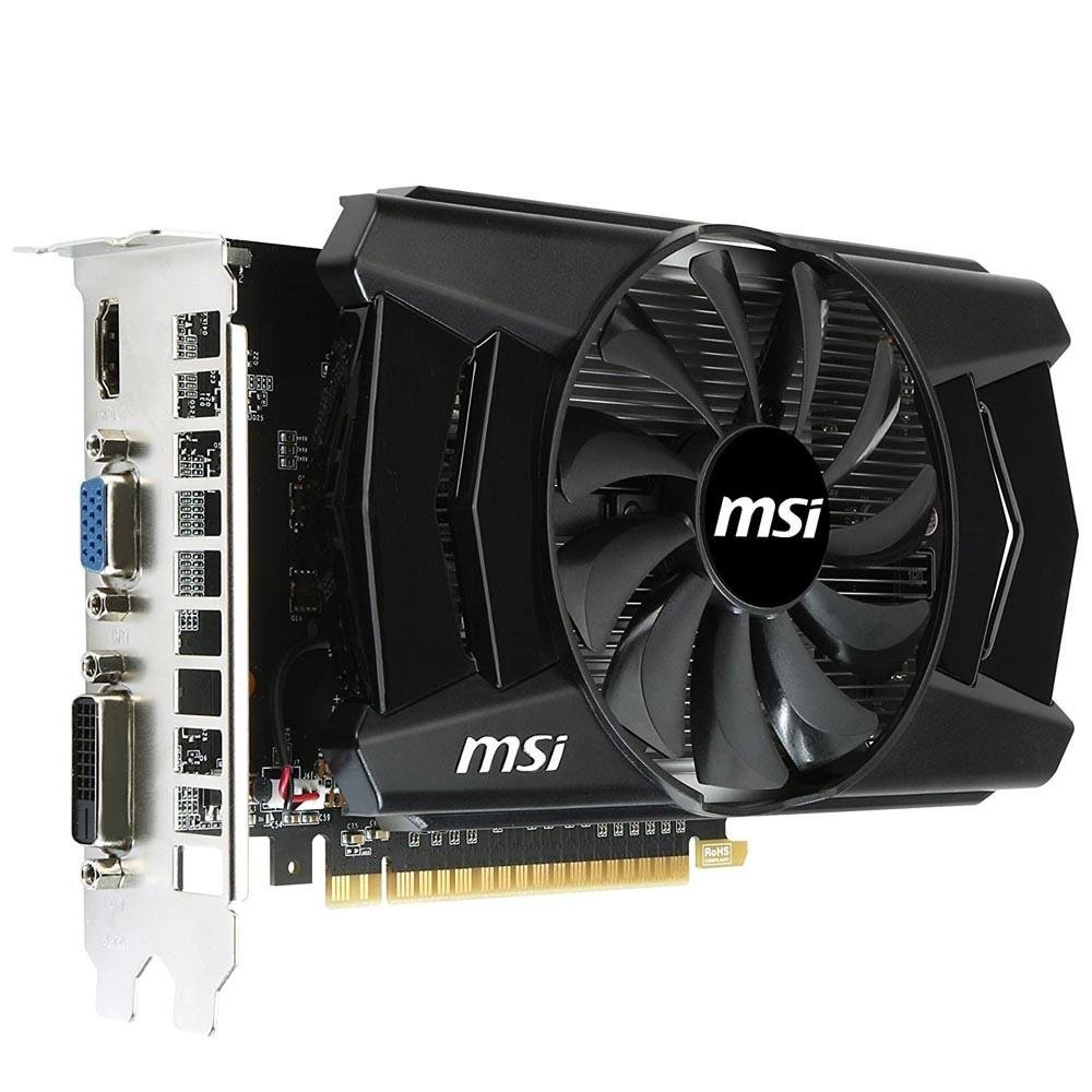 Placa de Vídeo VGA MSI NVIDIA GeForce GTX 750 TI 2GB DDR5 128Bits - N750TI-2GD5/OC