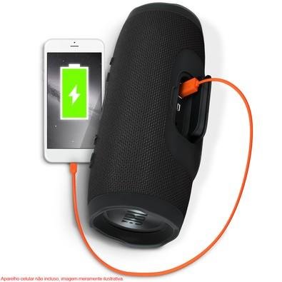 caixa de som bluetooth jbl charge 3 2x10w