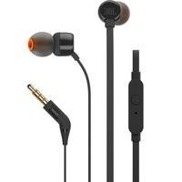 Fone de Ouvido Intra Auricular JBL T110, Preto - JBLT110BLK
