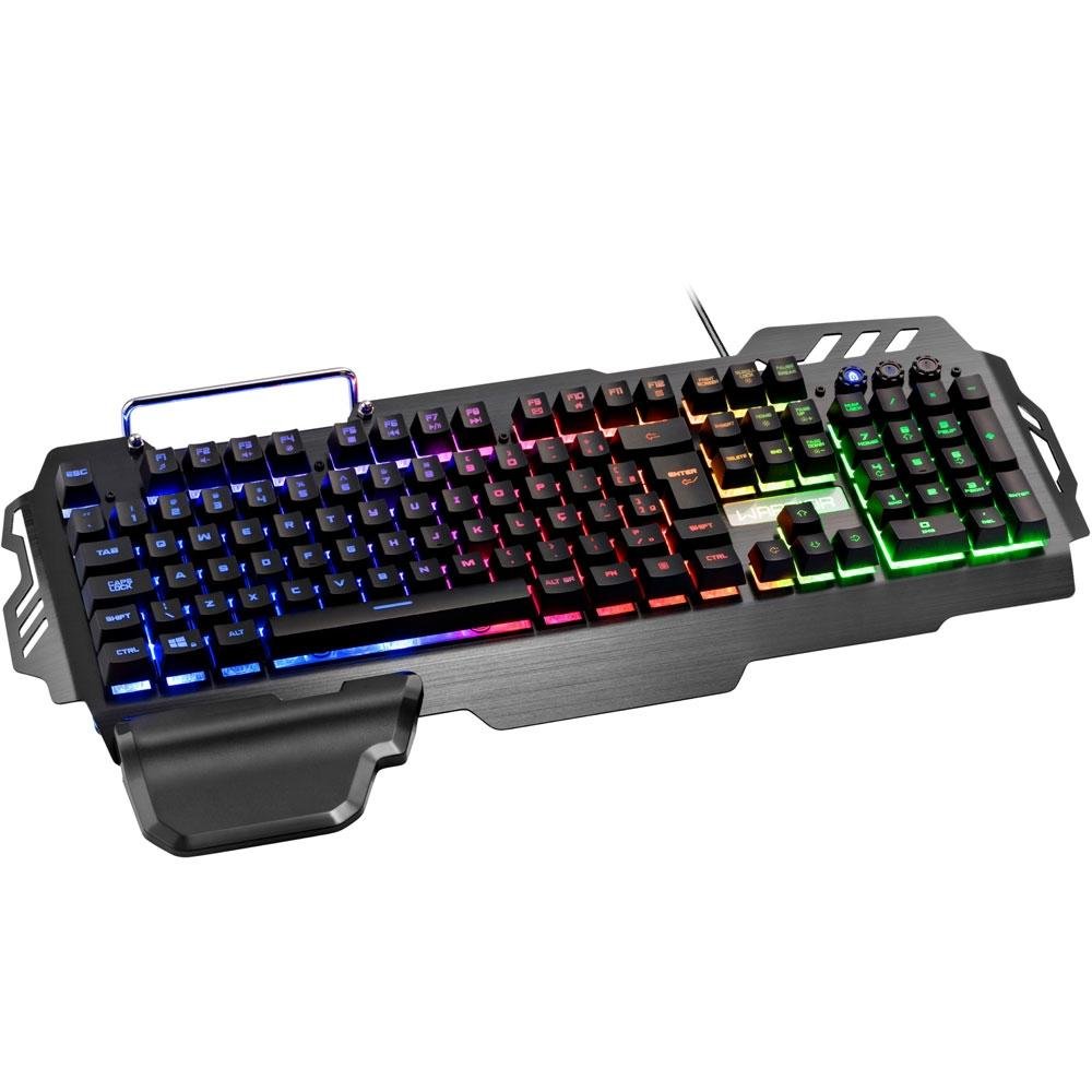 Teclado Semi Mecânico Gamer Warrior LED, ABNT2 - TC210 | KaBuM!