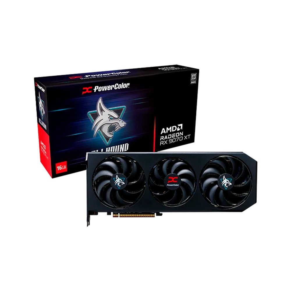 Placa de Vídeo PowerColor Hellhound RX 9070 XT