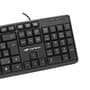 Teclado C3Tech Membrana, Tecla Alta, ABNT2, Preto - KB-14BK