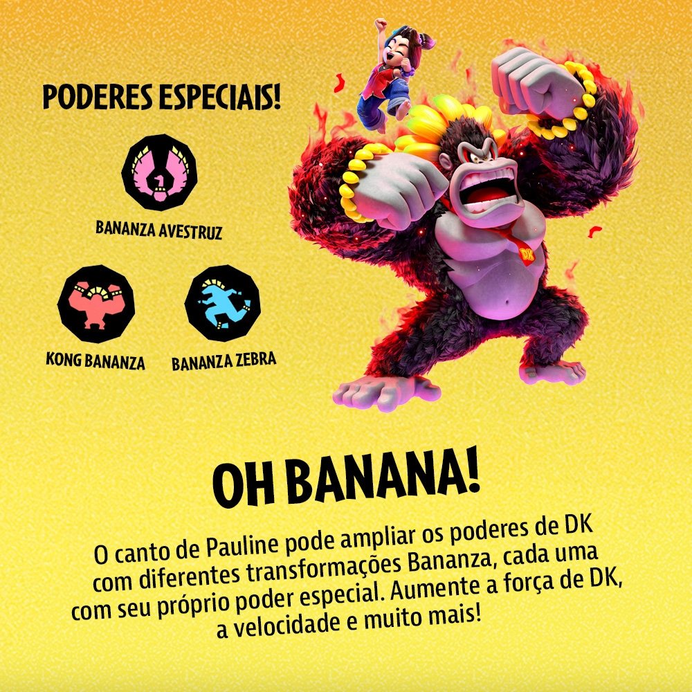 Jogo Donkey Kong Bananza, Switch 2 | KaBuM!