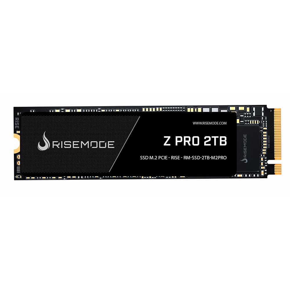 SSD Rise Mode Gamer M.2 Z Series Pro 2TB M.2, NVMe, Gen3, Leitura 3600MB/s e Gravação 2700MB/s - RM-SSD-2TB-M2PRO