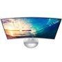 Monitor Samsung LED 27´ Widescreen Curvo, HDMI/VGA/Display Port, FreeSync, Som Integrado, Branco - LC27F591FDLXZD