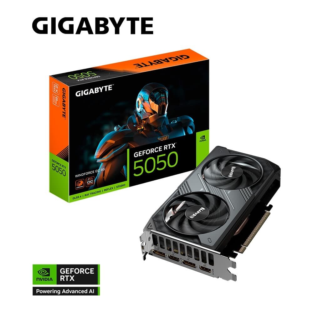 【極美品】GIGABYTE RTX 5050 OC Low Profile 8G Placa de Vídeo Gigabyte RTX 5050 | KaBuM!