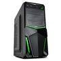 Gabinete NOX PAX Midtower, LED Verde, 1 FAN Incluso - NXPAXG