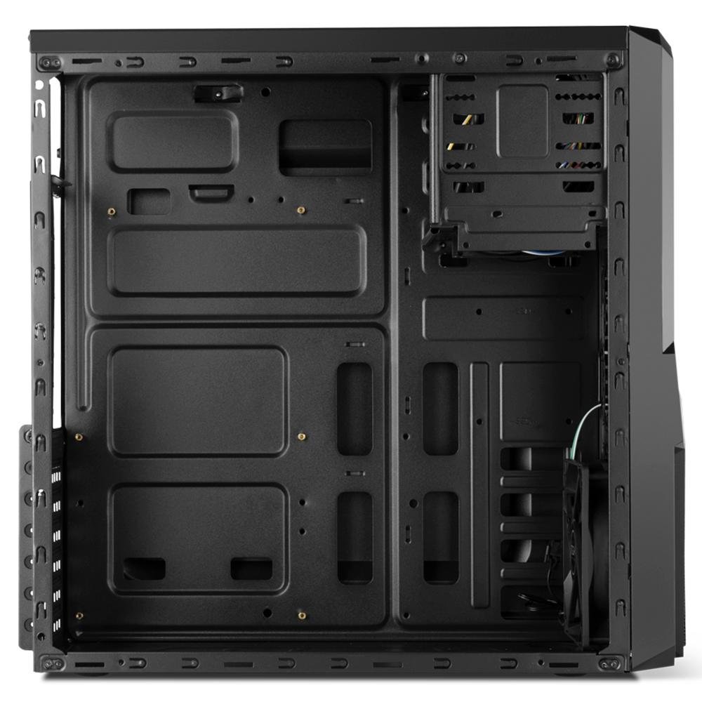 Gabinete NOX PAX Midtower, LED Verde, 1 FAN Incluso - NXPAXG