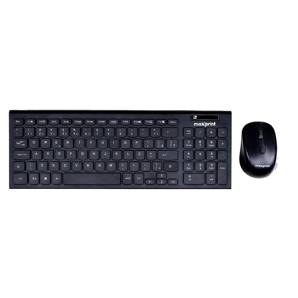 Kit Teclado e Mouse Maxprint, Sem Fio | KaBuM!