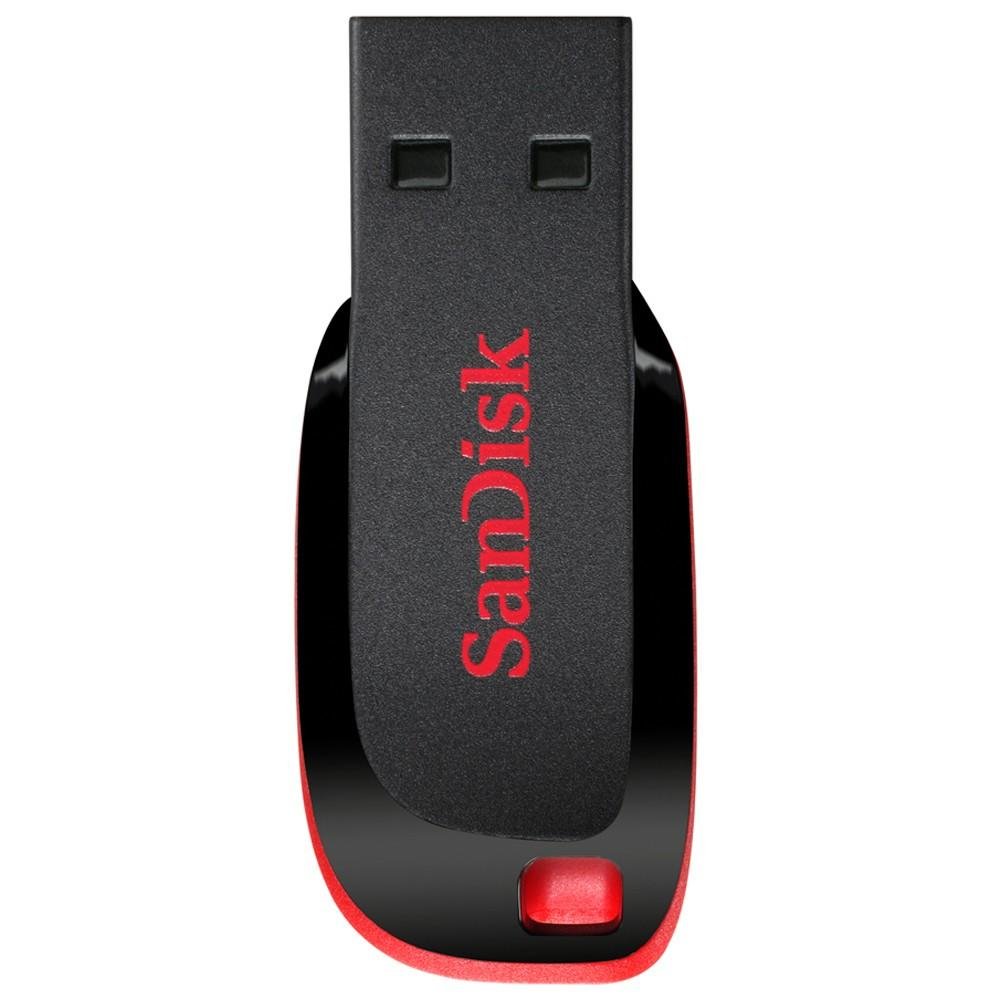 Pen Drive 16GB SanDisk Cruzer Blade, USB 2.0, Preto - SDCZ50-016G-B35 Pen Drive 16GB SanDisk Cruzer Blade, USB 2.0, Preto - SDCZ50-016G-B35