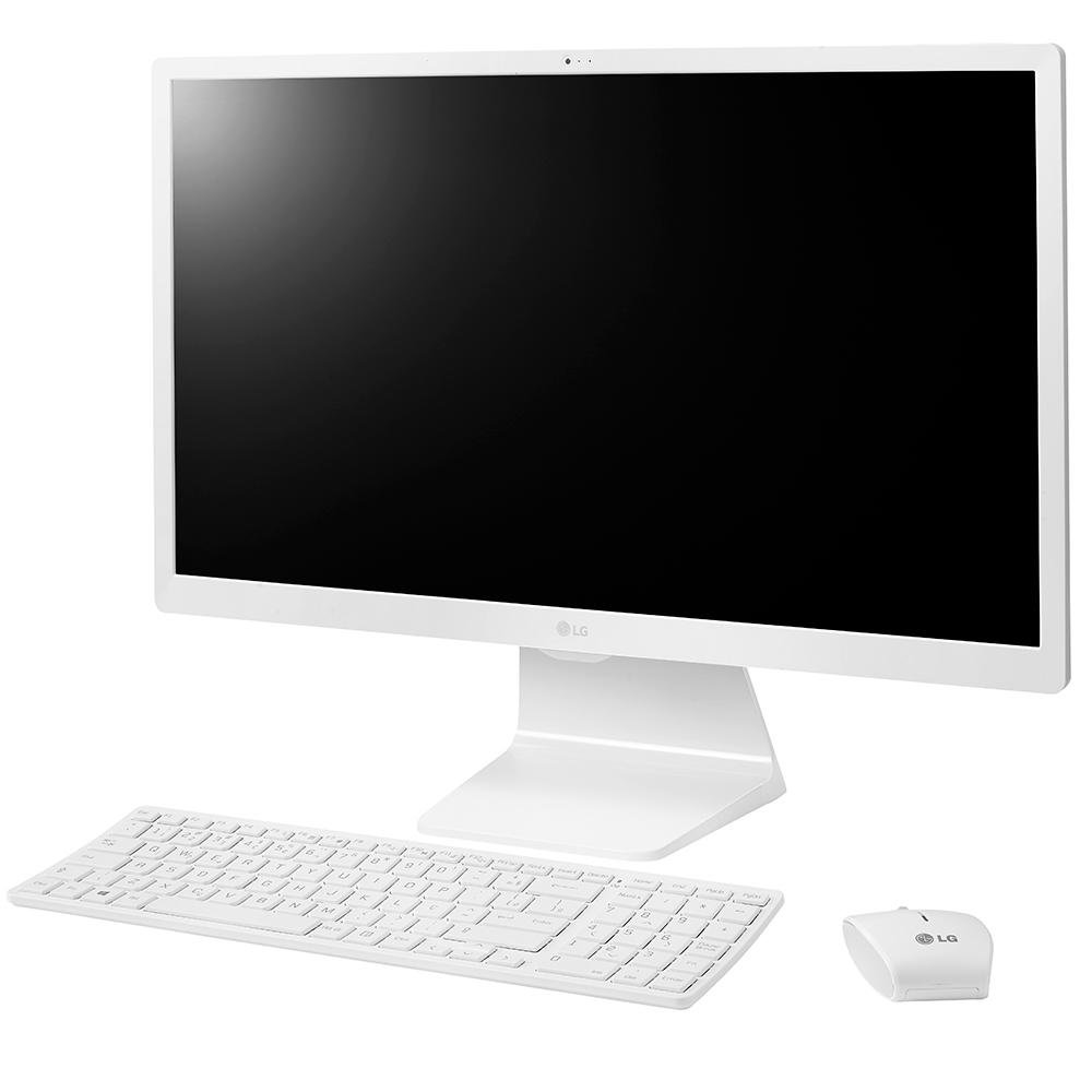 All in One LG Intel Core i5-7200U, 4GB, 1TB, 23.8´, TV Digital, Windows 10, Branco - 24V570-C.BJ31P1