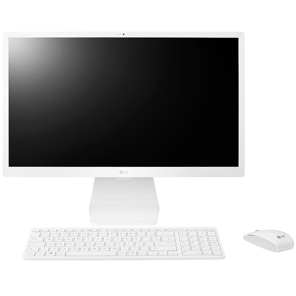 All in One LG Intel Core i5-7200U, 4GB, 1TB, 23.8´, TV Digital, Windows 10, Branco - 24V570-C.BJ31P1