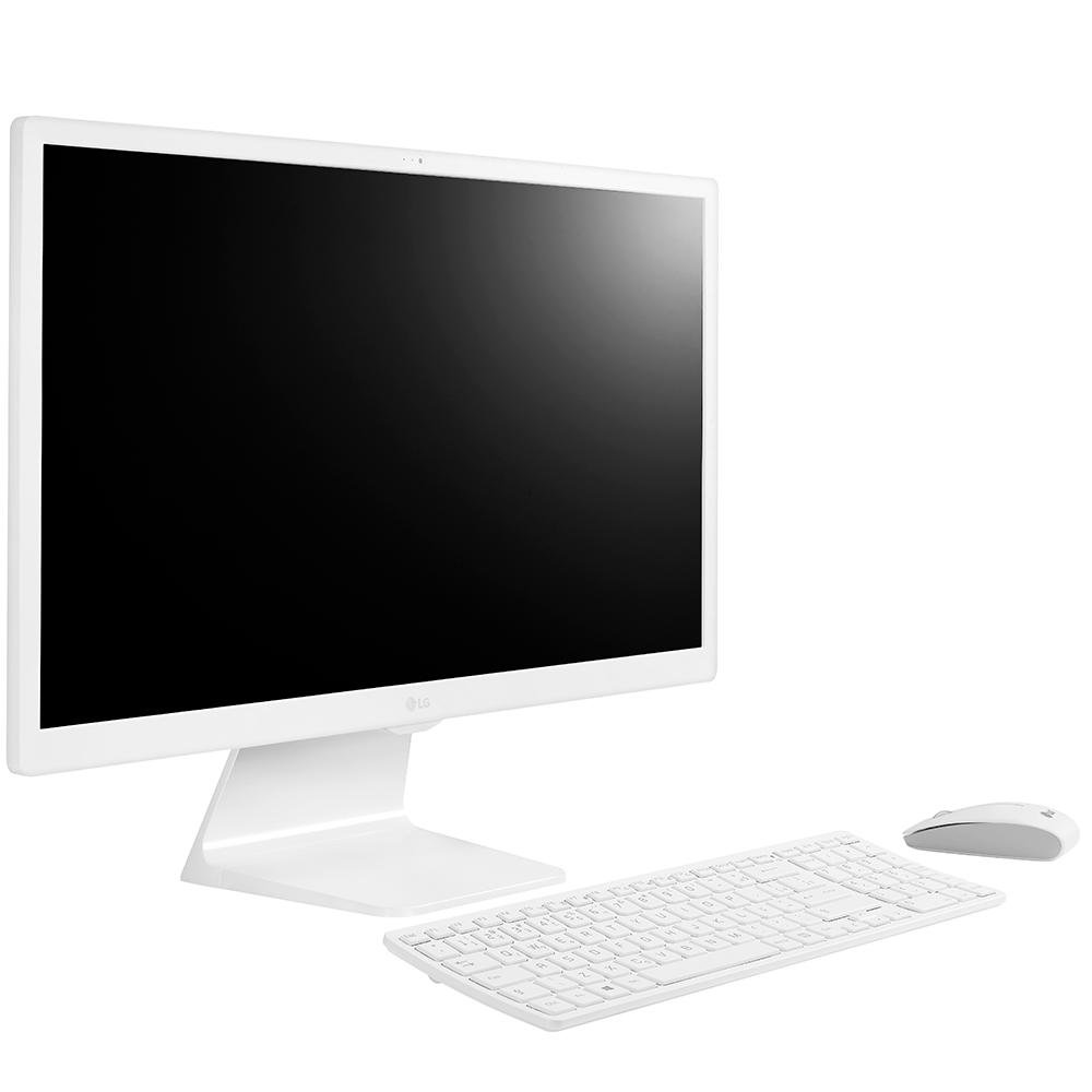 All in One LG Intel Core i5-7200U, 4GB, 1TB, 23.8´, TV Digital, Windows 10, Branco - 24V570-C.BJ31P1