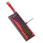 Teclado Magnético Gamer Attack Shark X60 HE, 60%, Rapid Trigger, 8000Hz, 0.01mm, Black and Red Contour Line, Preto e Vermelho - AS-X60HE-BR