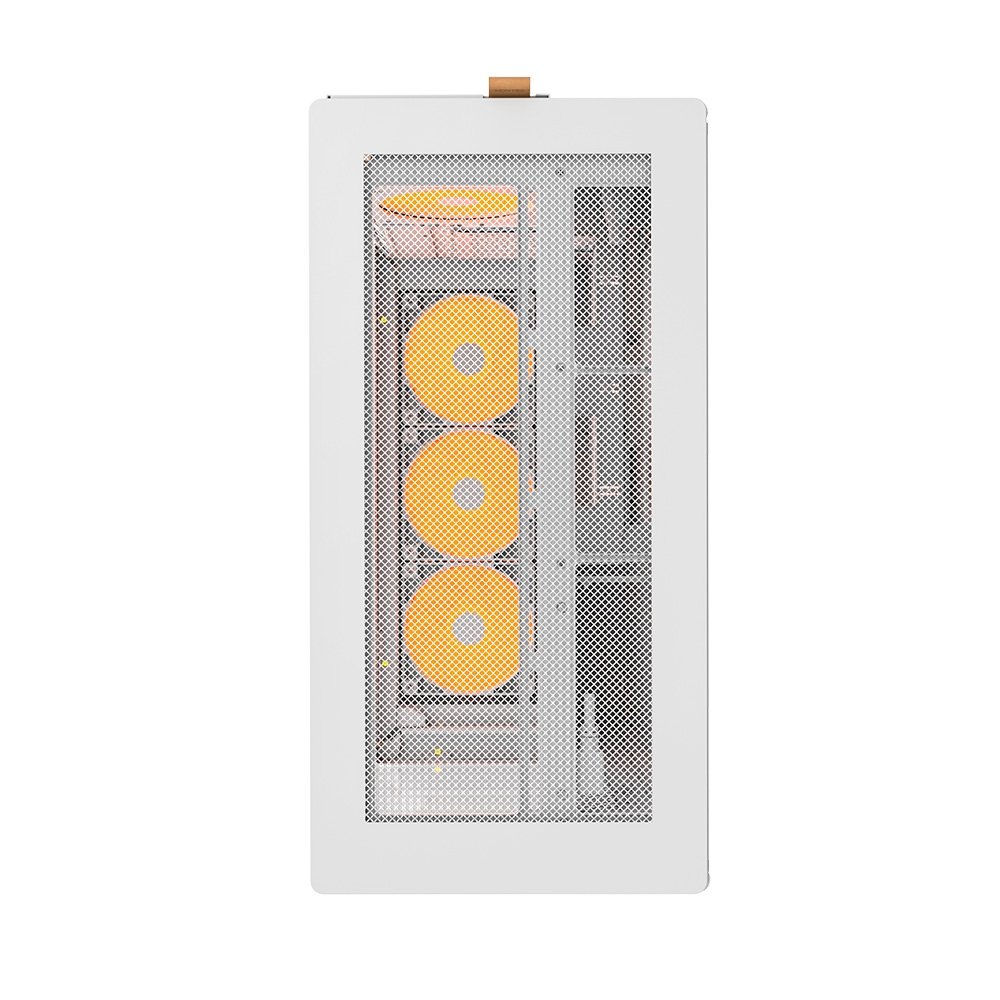 Gabinete Gamer Montech HS02 Pro, Mid-Tower, ATX, Vidro Temperado,5X Fans, Branco - HS02PROWH
