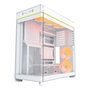 Gabinete Gamer Montech HS02 Pro, Mid-Tower, ATX, Vidro Temperado,5X Fans, Branco - HS02PROWH