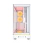 Gabinete Gamer Montech HS02 Pro, Mid-Tower, ATX, Vidro Temperado,5X Fans, Branco - HS02PROWH