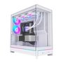 Gabinete Gamer Montech HS02 Pro, Mid-Tower, ATX, Vidro Temperado,5X Fans, Branco - HS02PROWH
