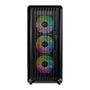 Gabinete Gamer Montech X5, Mid-Tower, Vidro Temperado, Com 4X Fans, Preto - X5BK