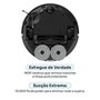 Robô Aspirador de Pó e Passa Pano KABUM! smart K1100, Mapeamento, MOP Rotativo, Autolimpante, até 10000PA, APP, 127V, Preto - KSAR110010PT