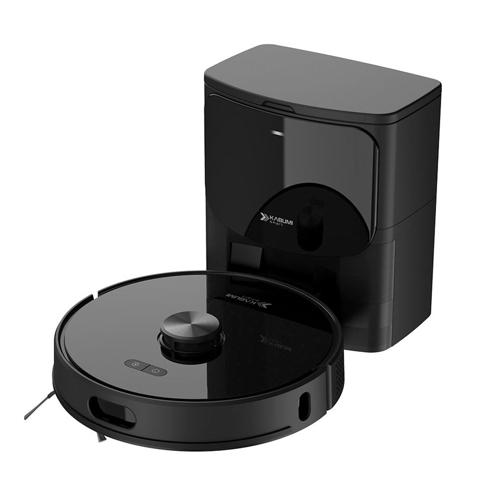Robô Aspirador de Pó e Passa Pano KABUM! smart K1100, Mapeamento, MOP Rotativo, Autolimpante, até 10000PA, APP, 127V, Preto - KSAR110010PT Robô Aspirador de Pó e Passa Pano KABUM! smart K1100, Mapeamento, MOP Rotativo, Autolimpante, até 10000PA, APP, 127V, Preto - KSAR110010PT