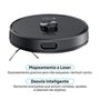Robô Aspirador de Pó e Passa Pano KABUM! smart K1100, Mapeamento, MOP Rotativo, Autolimpante, até 10000PA, APP, 127V, Preto - KSAR110010PT