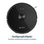 Robô Aspirador de Pó e Passa Pano KABUM! smart K1100, Mapeamento, MOP Rotativo, Autolimpante, até 10000PA, APP, 127V, Preto - KSAR110010PT