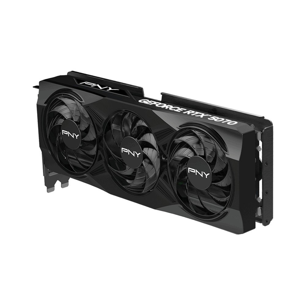 Placa de Vídeo PNY RTX 5070 Overclocked NVIDIA Geforce, 12GB GDDR7, Ray Tracing, DLSS 4, Triple Fan - VCG507012TFXPB1-O-TF
