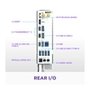 Placa Mãe Gaming NZXT N7 Z890, Intel Z890, LGA 1851, ATX, DDR5, com Wi-Fi e Cover, Branca - N7-Z89XT-W1