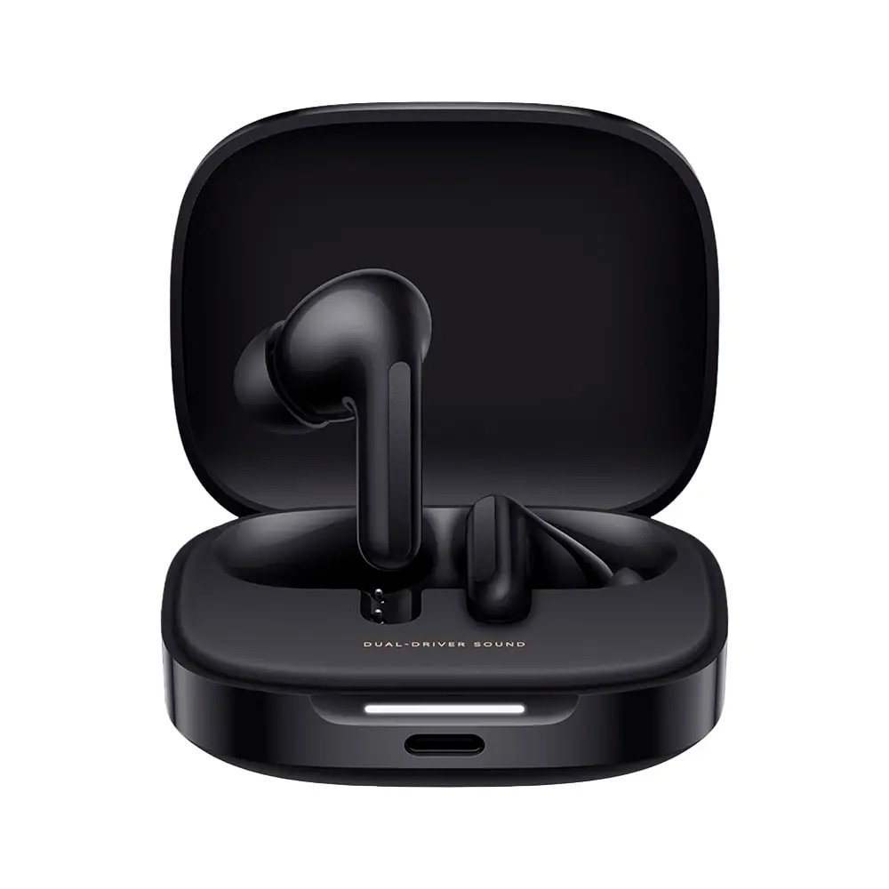 Fone de Ouvido Bluetooth Xiaomi Redmi Buds 6, TWS, com Cancelamento Ativo de Ruído, Preto - XM846PRE