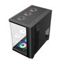 Gabinete Gamer Liketec Madness X, Mid Tower, ATX, Lateral e Frontal em Vidro Curvo, Sem Fans, Preto - LKT-MDX-25-BLK01