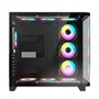 Gabinete Gamer Liketec Madness X, Mid Tower, ATX, Lateral e Frontal em Vidro Curvo, Sem Fans, Preto - LKT-MDX-25-BLK01