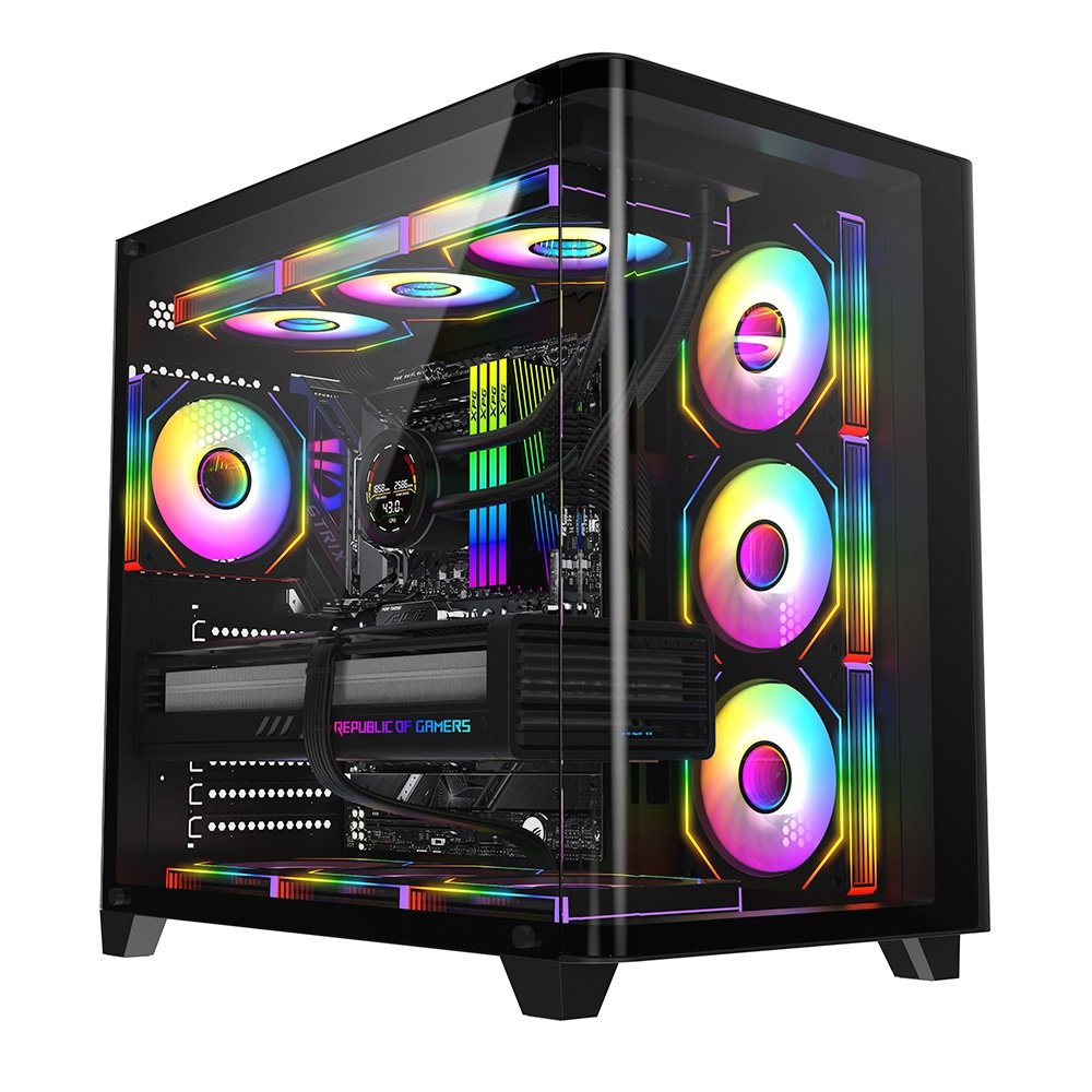Gabinete Liketec Madness X Vidro Curvo | KaBuM!