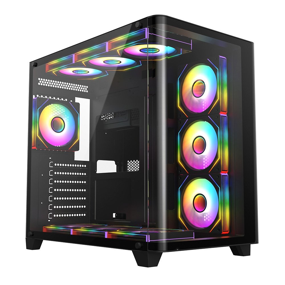 Gabinete Liketec Madness X Vidro Curvo | KaBuM! Gabinete Liketec Madness X Vidro Curvo | KaBuM!