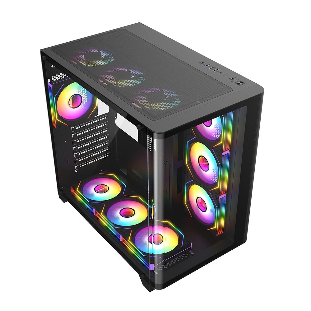 Gabinete Liketec Madness X Vidro Curvo | KaBuM!