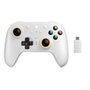 Controle Wireless 8BitDo Ultimate 2, Efeito Hall, 2.4G, com Dock, p/ PC e Android, Branco - 81HE01