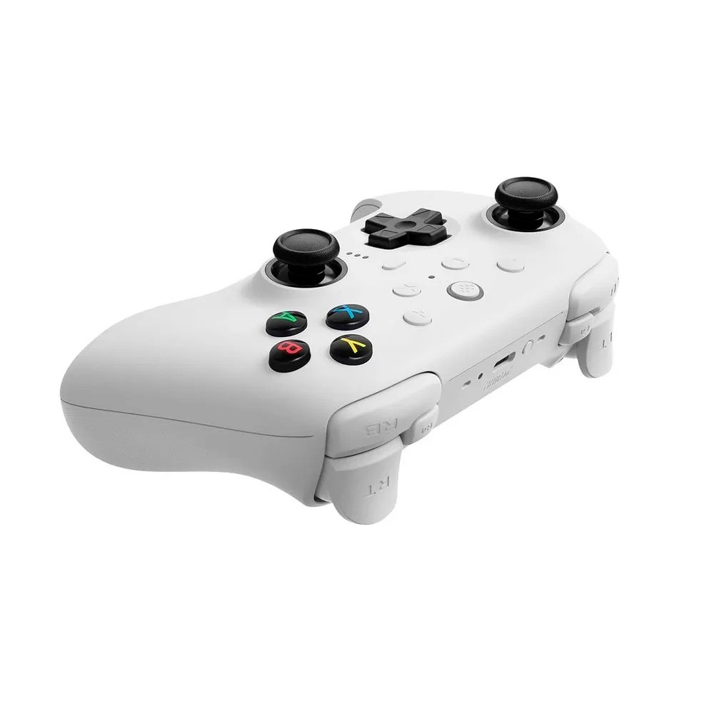 Controle Wireless 8BitDo Ultimate 2, Efeito Hall, 2.4G, com Dock, p/ PC e Android, Branco - 81HE01 Controle Wireless 8BitDo Ultimate 2, Efeito Hall, 2.4G, com Dock, p/ PC e Android, Branco - 81HE01