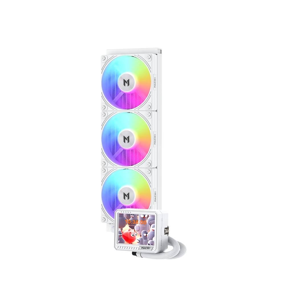 Water Cooler MACH1 GLACIAL, ARGB, 360mm, AMD e Intel, Branco - IMV360WH