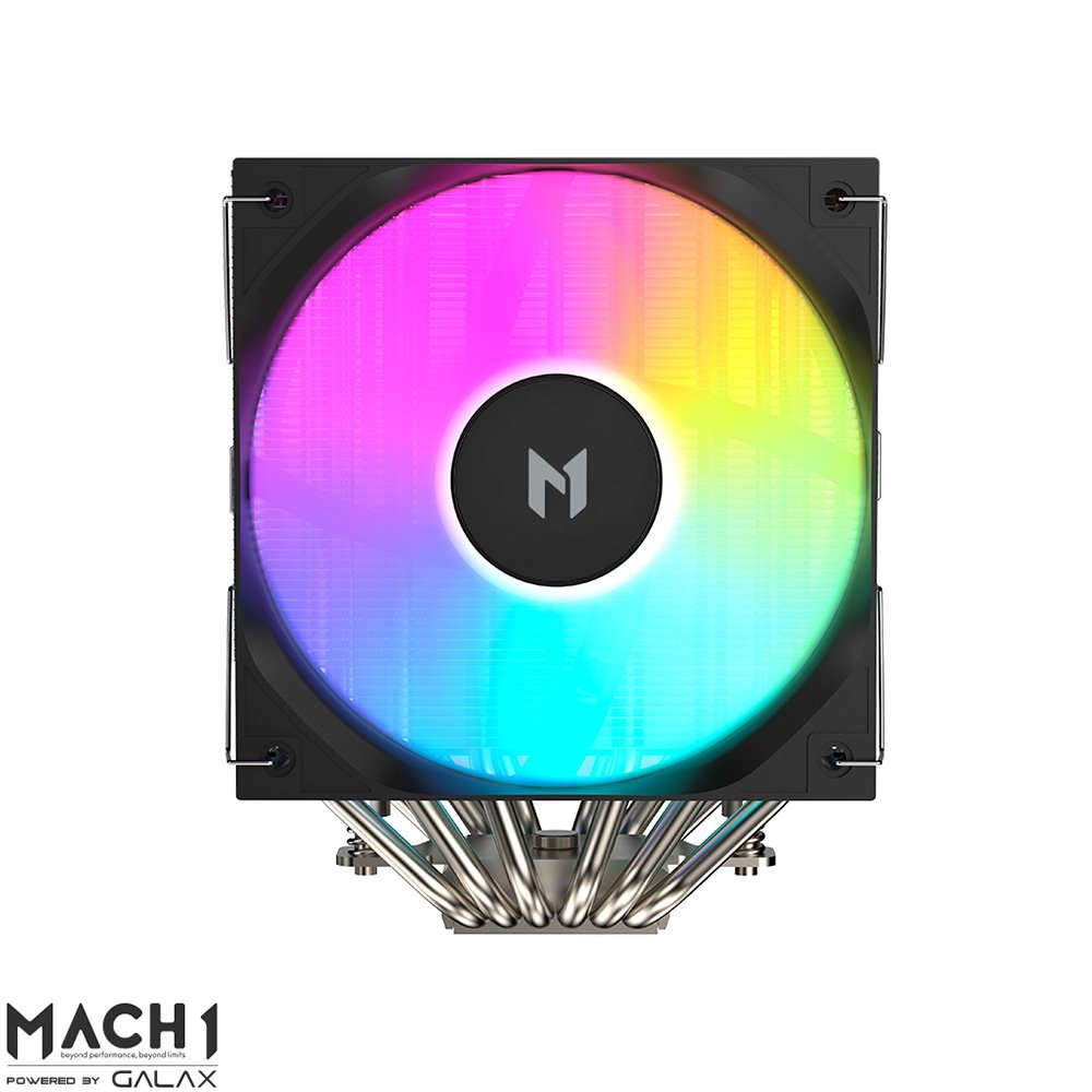 Air Cooler MACH1 VORTEX PRO, ARGB, AMD e Intel, 120mm, Preto - B60T-ARGB V2 Air Cooler MACH1 VORTEX PRO, ARGB, AMD e Intel, 120mm, Preto - B60T-ARGB V2