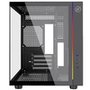 Gabinete Gamer Kalkan Midgard, Mini Tower, RGB, Micro-ATX, Frontal e Lateral em Vidro, Sem FANs, Preto - KLK00055